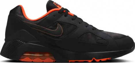 Кросівки Nike AIR 180 чорно-помаранчеві FJ9259-002