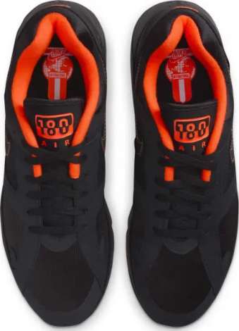 Кросівки Nike AIR 180 чорно-помаранчеві FJ9259-002