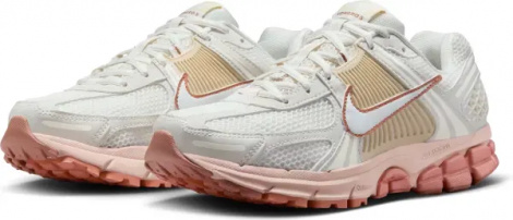 Кроссовки женские Nike ZOOM VOMERO 5 бело-бежево-коралловые FJ2028-002
