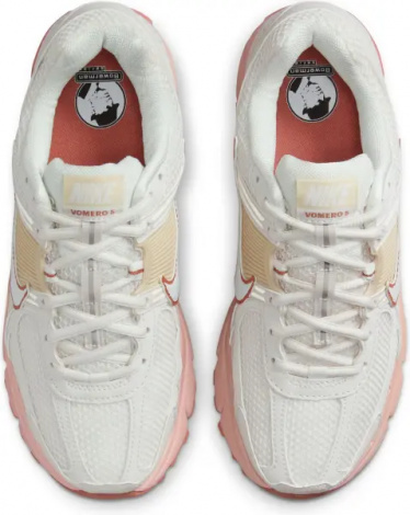 Кроссовки женские Nike ZOOM VOMERO 5 бело-бежево-коралловые FJ2028-002