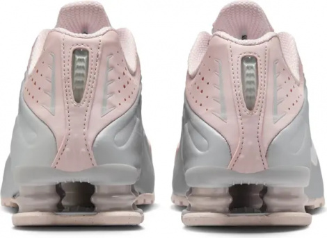 Кроссовки женские Nike SHOX R4 светло-розово-серебряные AR3565-600
