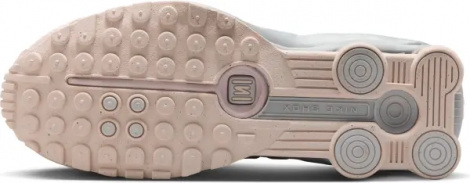 Кроссовки женские Nike SHOX R4 светло-розово-серебряные AR3565-600