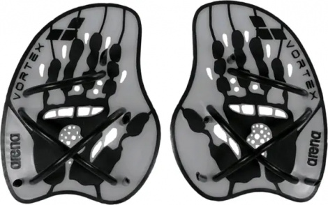 Лопатки для плавания Arena VORTEX EVOLUTION HAND PADDLE серо-черные 95232-015