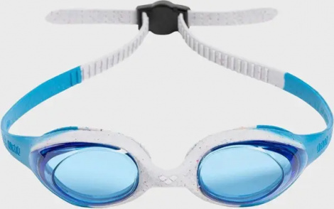 Окуляри для плавання дитячі Arena SPIDER JR блакитно-білі 92338-903