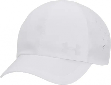 Кепка для бігу жіноча Under Armour ISO-CHILL LAUNCH ADJUSTABLE біла 1383478-100