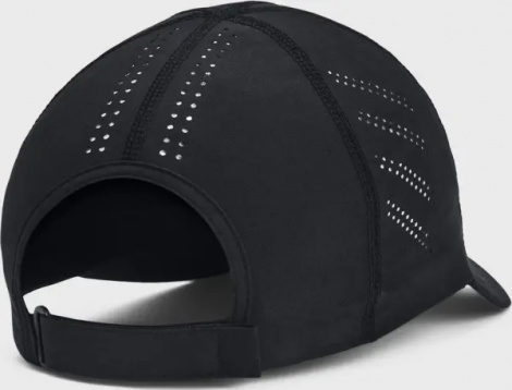 Кепка для бігу жіноча Under Armour ISO-CHILL LAUNCH ADJUSTABLE чорна 1383478-001