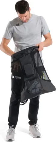 Рюкзак Arena ALL SET MESH BAG 40L чорний 010241-100