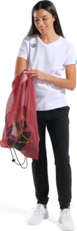 Сумка-мішок Arena ONE GO MESH BAG 40L темно-червона 010240-700