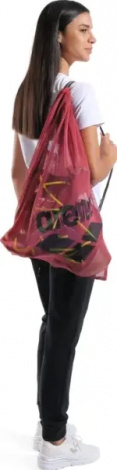 Сумка-мішок Arena ONE GO MESH BAG 40L темно-червона 010240-700