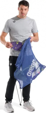 Сумка-мішок Arena ONE GO MESH BAG 40L темно-синя 010240-400