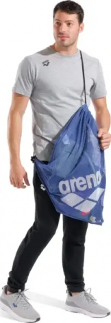 Сумка-мішок Arena ONE GO MESH BAG 40L темно-синя 010240-400