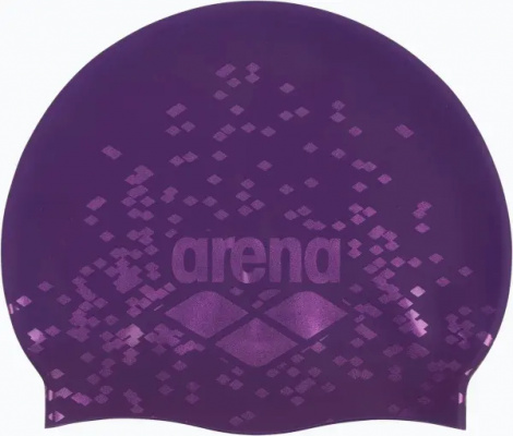 Шапочка для плавания Arena SHINE CAP фиолетовая 009386-200