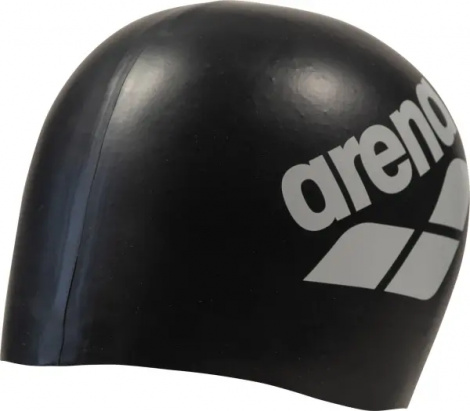 Шапочка для плавання Arena BIG LOGO CAP чорно-світло-сіра 009276-206