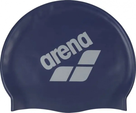 Шапочка для плавання Arena BIG LOGO CAP темно-синьо-сіра 009276-205