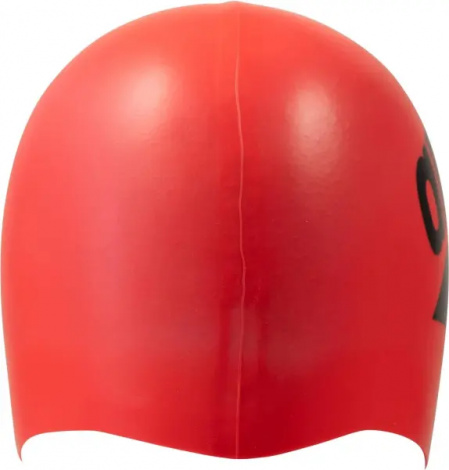 Шапочка для плавання Arena BIG LOGO CAP темно-помаранчево-чорна 009276-204