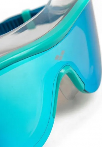 Окуляри для плавання Arena THE ONE MASK MIRROR бірюзово-сині 004308-107