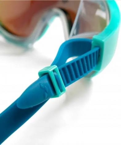 Окуляри для плавання Arena THE ONE MASK MIRROR бірюзово-сині 004308-107