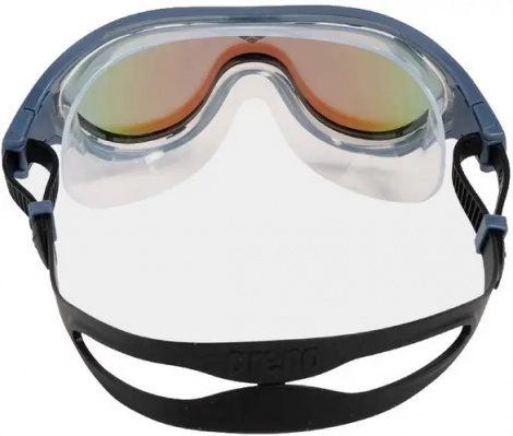 Очки для плавания Arena THE ONE MASK MIRROR темно-сине-голубо-черные 004308-103