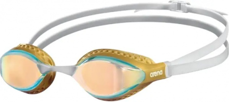 Окуляри для плавання Arena AIR-SPEED MIRROR золотисто-білі 003151-206