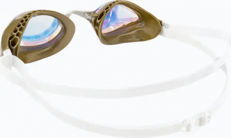 Окуляри для плавання Arena AIR-SPEED MIRROR золотисто-білі 003151-206