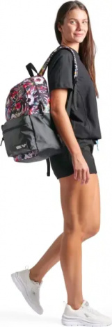 Рюкзак жіночий Arena TEAM BACKPACK 30 ALLOVER 30L чорний 002484-118