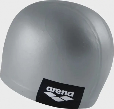 Шапочка для плавання Arena LOGO MOULDED CAP срібно-чорна 001912-202