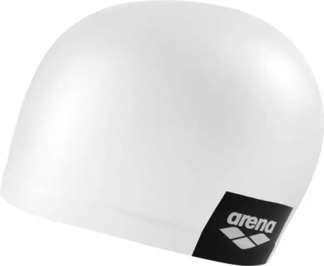 Шапочка для плавания Arena LOGO MOULDED CAP бело-черная 001912-200