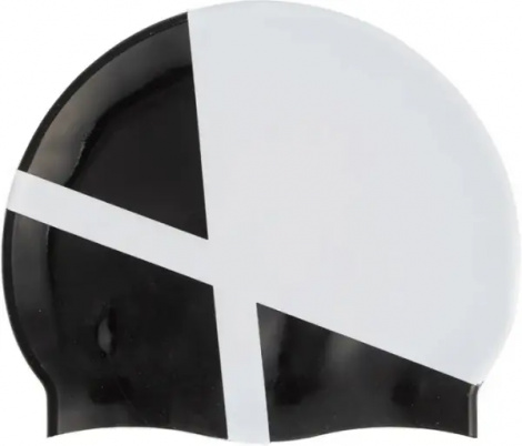 Шапочка для плавания Arena ICONS TEAM STRIPE CAP бело-черная 001463-120