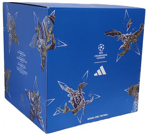 Футбольный мяч adidas UCL League Box Лига Чемпионов 25/26 FIFA Quality (термошов)