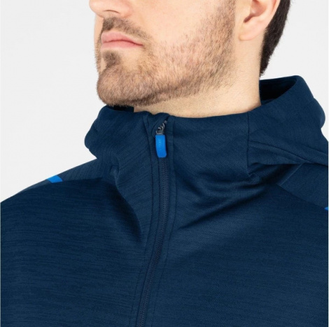 Олимпийка (мастерка) с капюшоном Jako CHALLENGE темно-синяя 9821-511