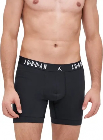 Труси (боксерки) Nike AIR JORDAN FLIGHT MVP 2-PACK BOXER BRIEFS світло-коричневі, чорні (2 штуки) JM0744-J34