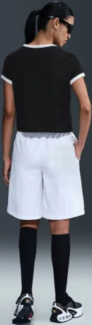 Футболка жіноча Nike SPORTSWEAR GRAPHIC RINGER чорно-біла IF4072-010