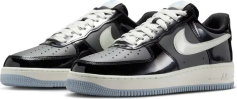 Кросівки Nike AIR FORCE 1 '07 чорно-біло-блакитні IB7676-001