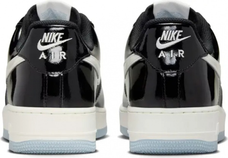 Кросівки Nike AIR FORCE 1 '07 чорно-біло-блакитні IB7676-001