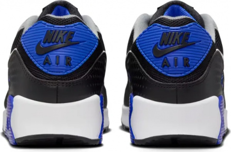 Кроссовки Nike AIR MAX 90 серо-черно-синие IB7672-001
