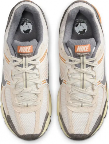 Кроссовки Nike ZOOM VOMERO 5 бежево-серо-оранжевые IB7469-030