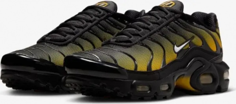 Кроссовки подростковые Nike AIR MAX PLUS (GS) желто-черные IB2870-001