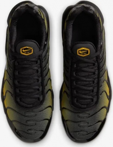 Кроссовки подростковые Nike AIR MAX PLUS (GS) желто-черные IB2870-001