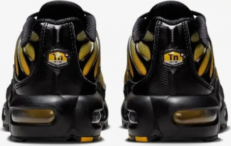 Кроссовки подростковые Nike AIR MAX PLUS (GS) желто-черные IB2870-001