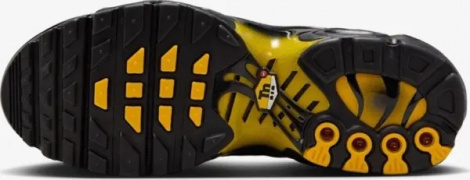 Кроссовки подростковые Nike AIR MAX PLUS (GS) желто-черные IB2870-001