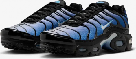 Кросівки підліткові Nike AIR MAX PLUS (GS) блакитно-чорні IB2867-001