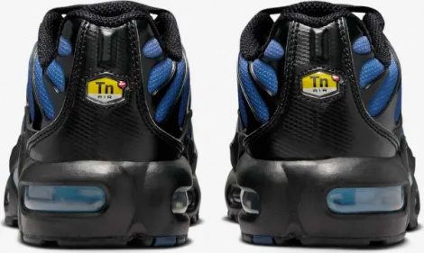 Кросівки підліткові Nike AIR MAX PLUS (GS) блакитно-чорні IB2867-001