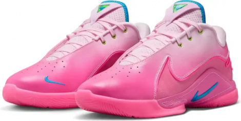 Кросівки баскетбольні Nike LEBRON XXII SN рожево-синьо-зелені HV8455-600