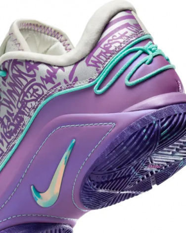 Кросівки баскетбольні Nike LEBRON XXII "MOGUL" фіолетово-біло-блакитні HV8454-001