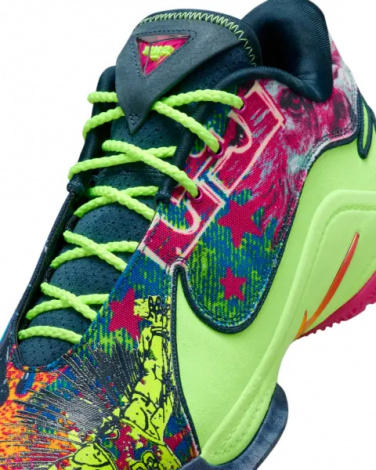 Кросівки баскетбольні Nike LEBRON XXII BW синьо-рожево-салатові HV8451-400