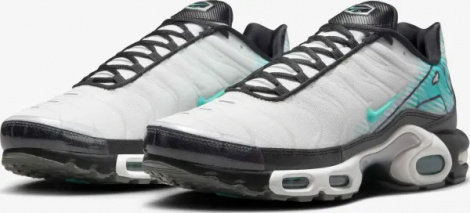 Кросівки Nike AIR MAX PLUS 'MERCURIAL VAPOR' біло-бірюзово-чорні HV6225-100