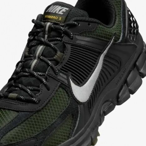 Кросівки Nike ZOOM VOMERO 5 чорно-темно-зелено-сірі HV2527-001
