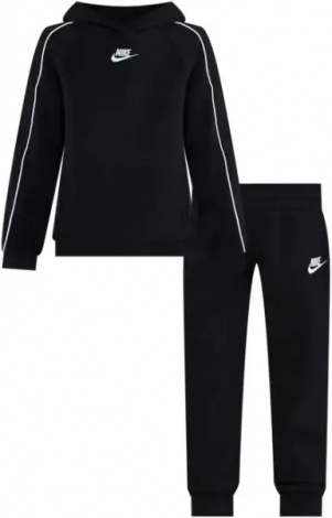 Спортивний костюм підлітковий Nike SPORTSWEAR CLUB FLEECE чорно-білий HQ9318-010