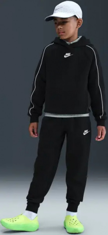 Спортивний костюм підлітковий Nike SPORTSWEAR CLUB FLEECE чорно-білий HQ9318-010