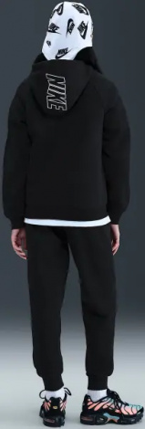 Спортивний костюм підлітковий Nike SPORTSWEAR CLUB FLEECE чорно-білий HQ9318-010